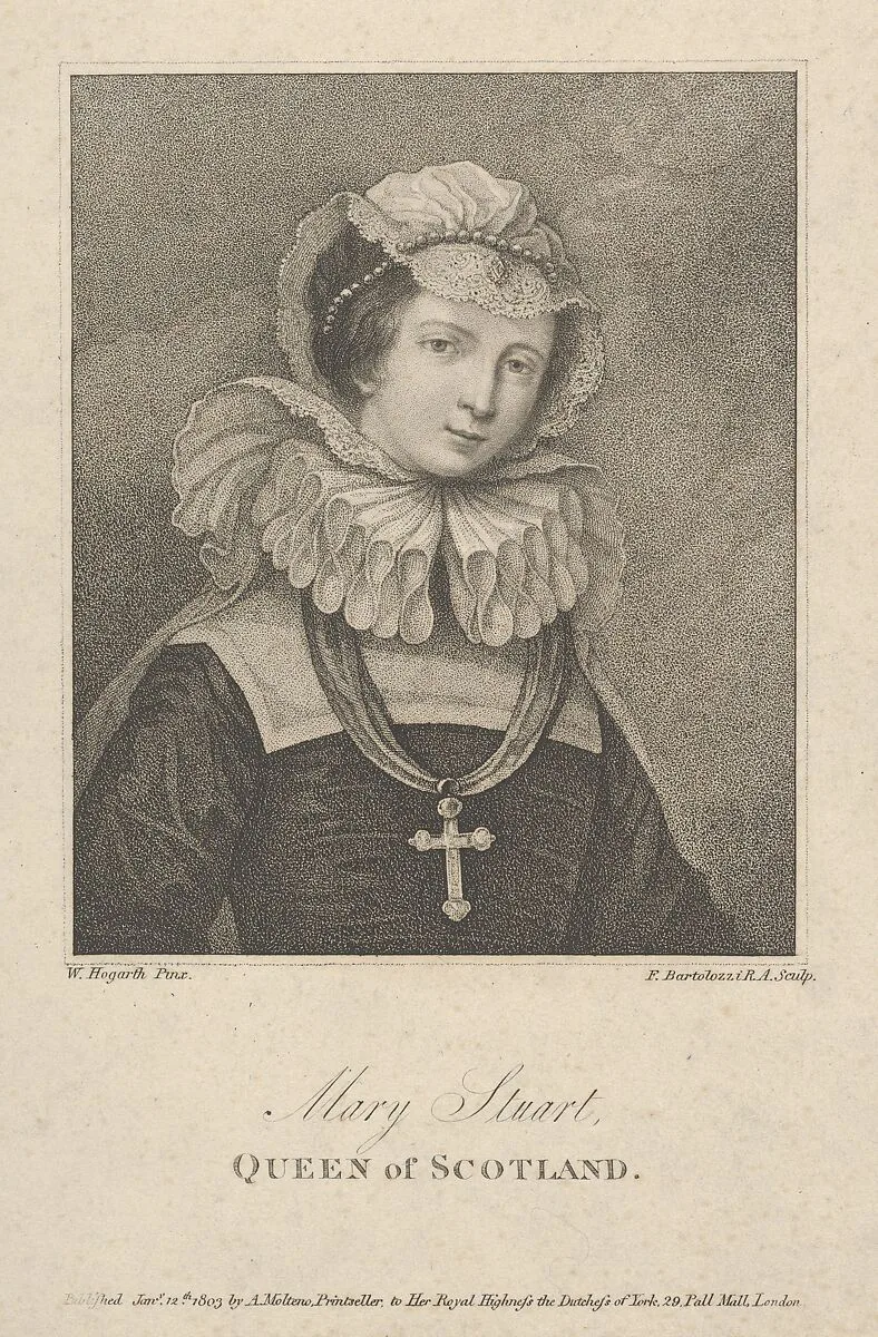 Mary, Queen of Scots — Mary, Queen of Scots|Francesco Bartolozzi|William Hogarth