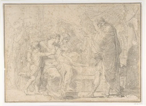 The Royal Family of Troy Mourning the Death of Hector