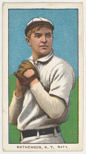 Mathewson, New York, National League, from the White Border series (T206) for the American Tobacco Company