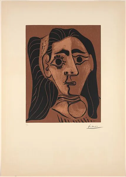Jacqueline with a Headband II — Pablo Picasso|Hidalgo Arnéra|Galerie Louise Leiris