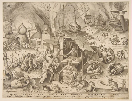 Avarice (Avaritia), from the series The Seven Deadly Sins