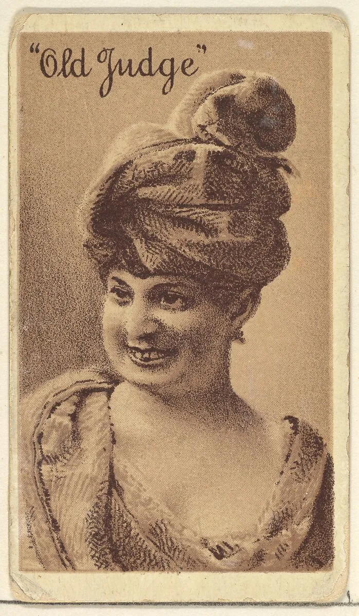 Actress from the Old Judge series (N167) for Old Judge Cigarettes — Goodwin & Company|Giles Lithographic Company