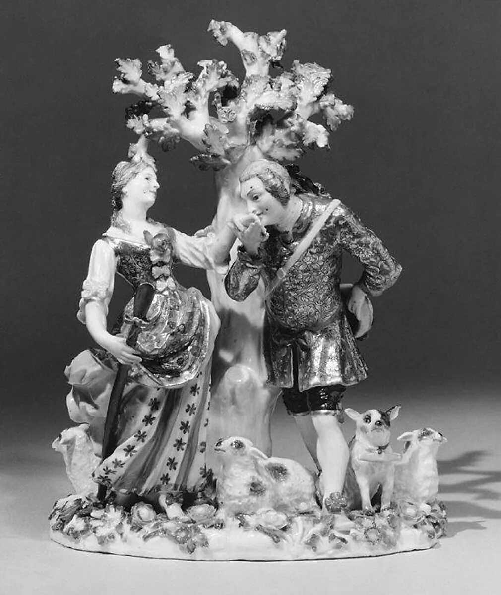 Shepherd lovers — Johann Joachim Kändler|Meissen Manufactory
