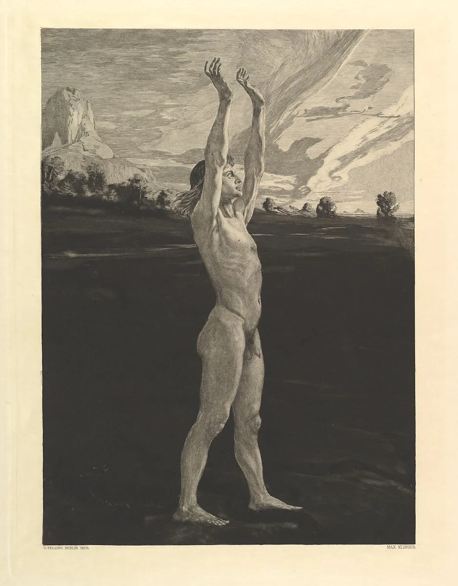 Und Doch, from the series Vom Tode Zweiter Teil — Max Klinger