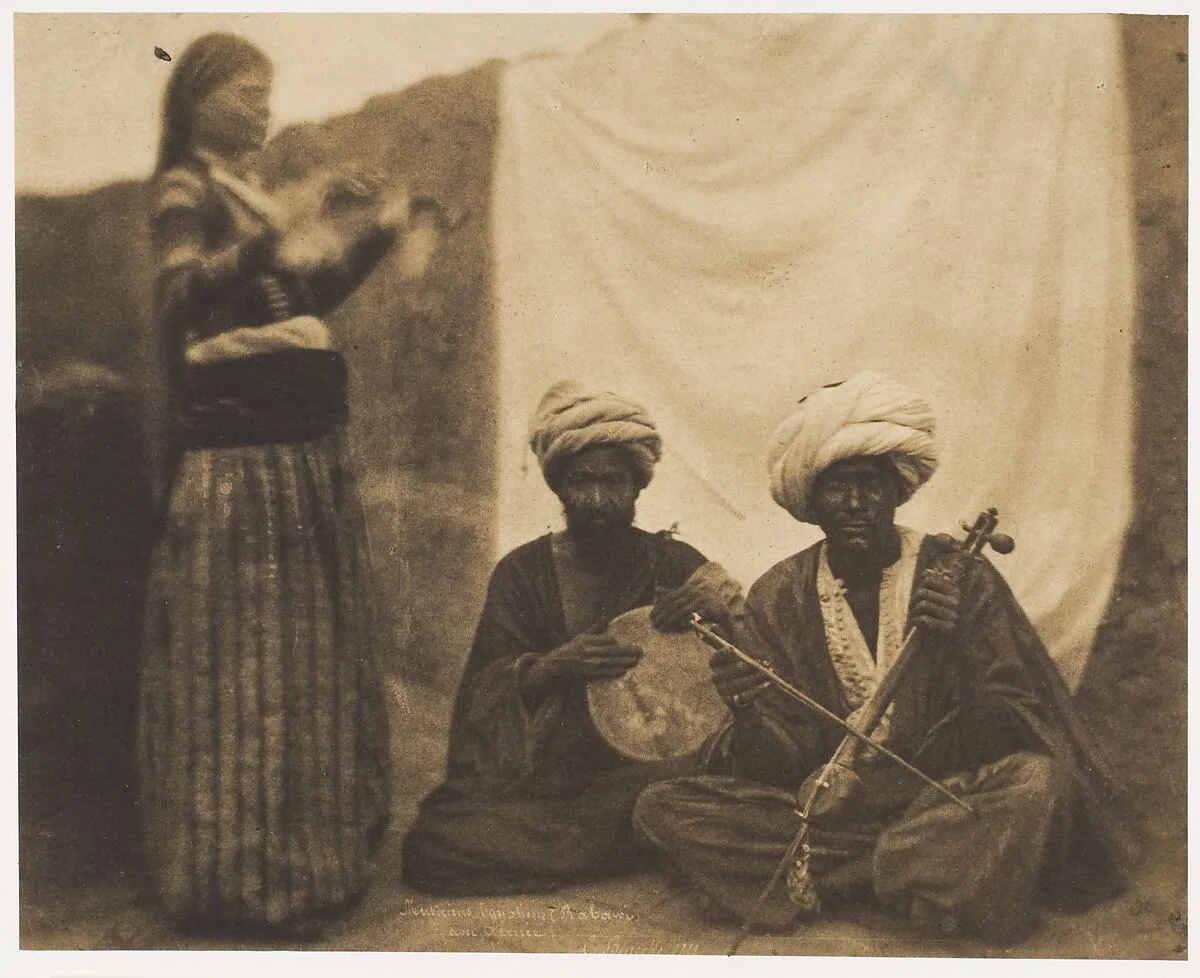 Egyptian Musicians (Rawabí) and Almée — Ernest Benecke