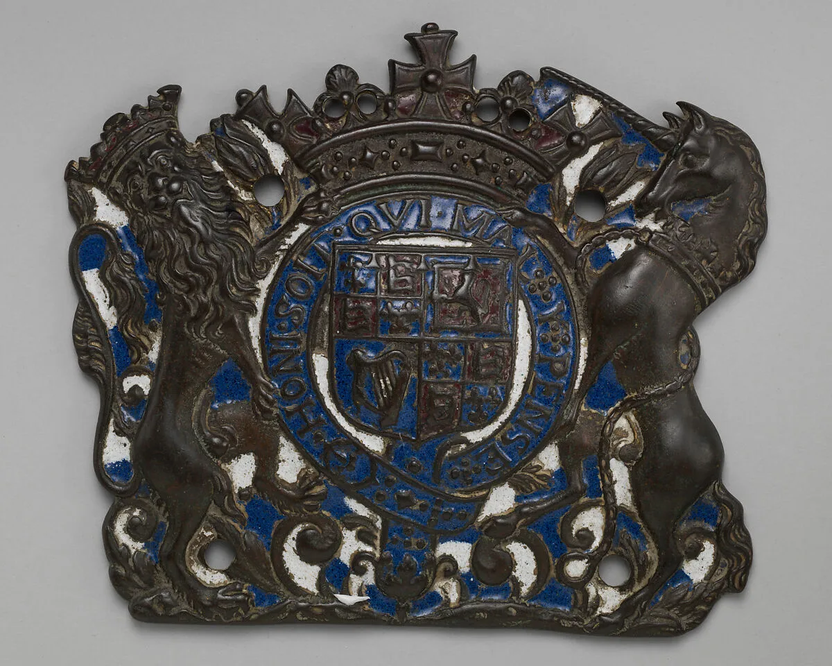 Armorial plaque of Charles II — Unknown