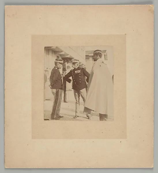 King Victor Emmanuel with Military Men — Giuseppe Primoli