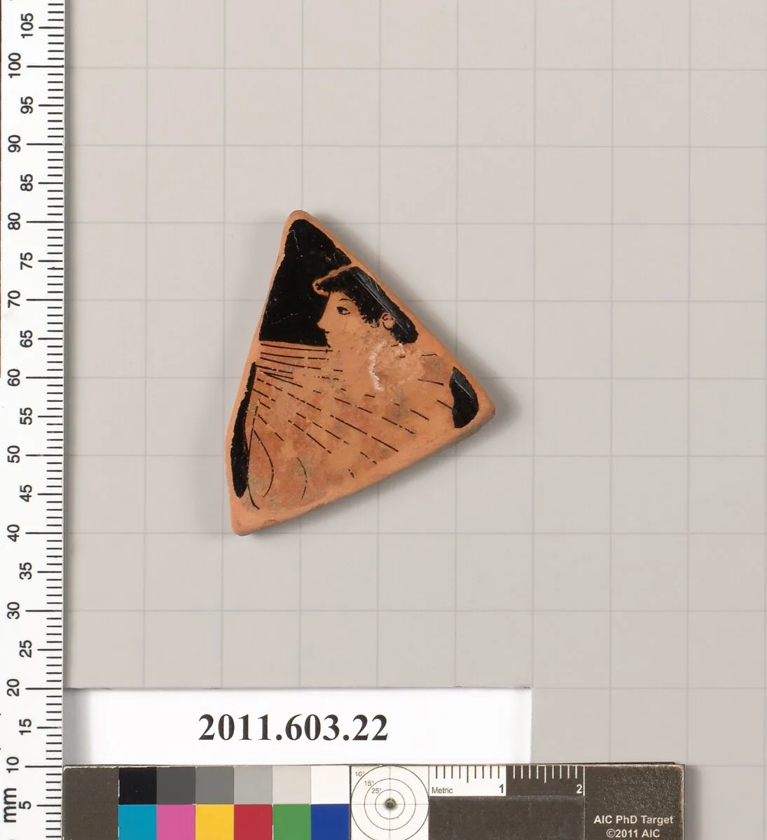 Fragment of a terracotta kylix — Unknown