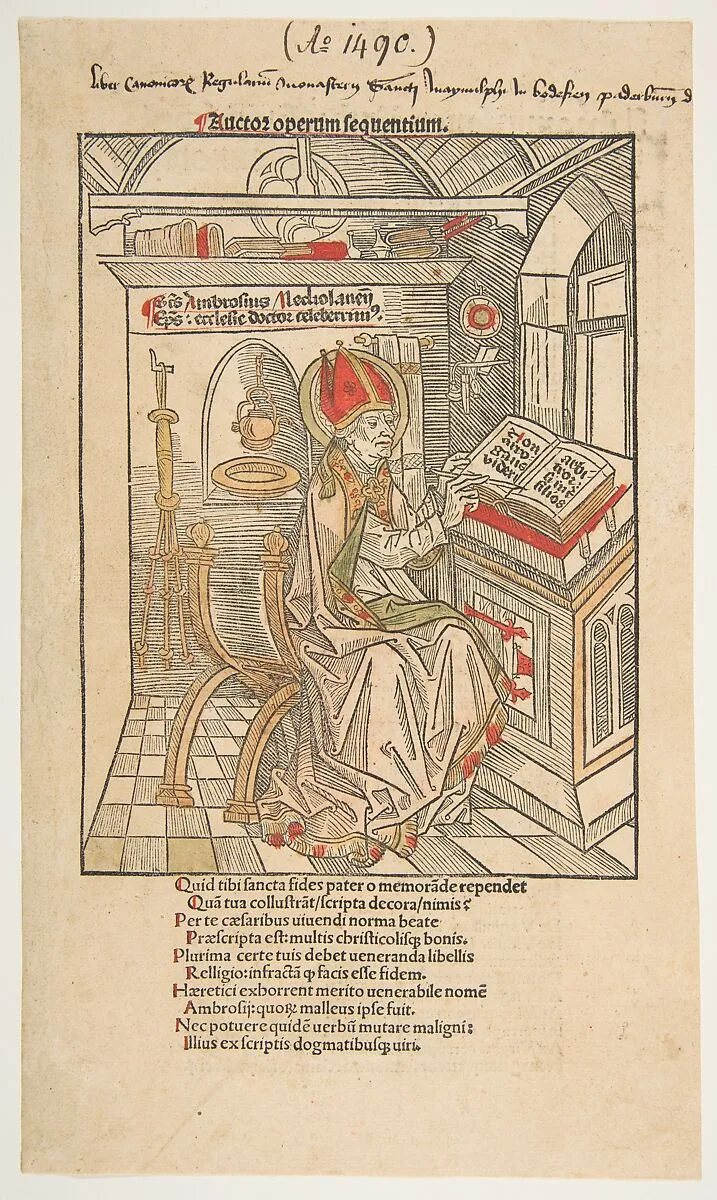 Saint Ambrose — Albrecht Dürer