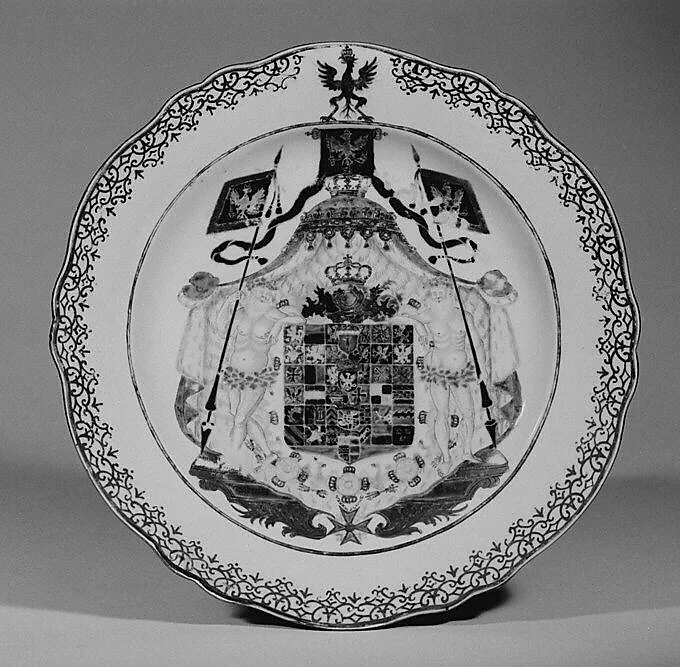 Plate (one of two) — Unknown