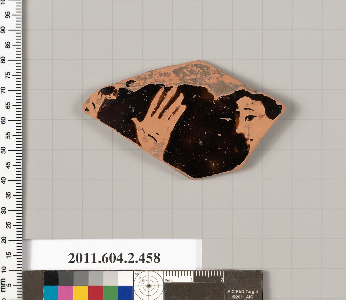 Terracotta fragment of a column-krater (bowl for mixing wine and water) — Unknown