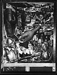 ["Colonial America" Panel of Diego Rivera's Mural for the New Worker's School, New York City]