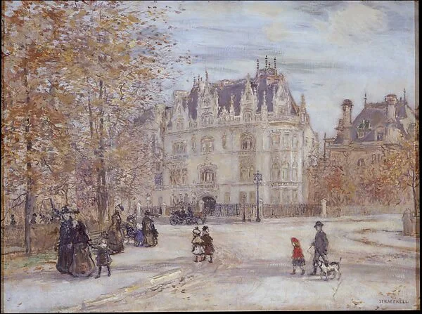The Fletcher Mansion, New York City — Jean-François Raffaëlli