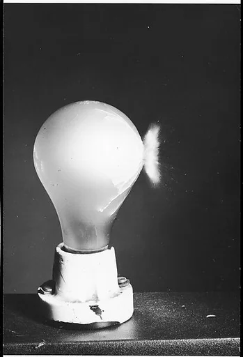 [Bullet Hitting Light Bulb]
