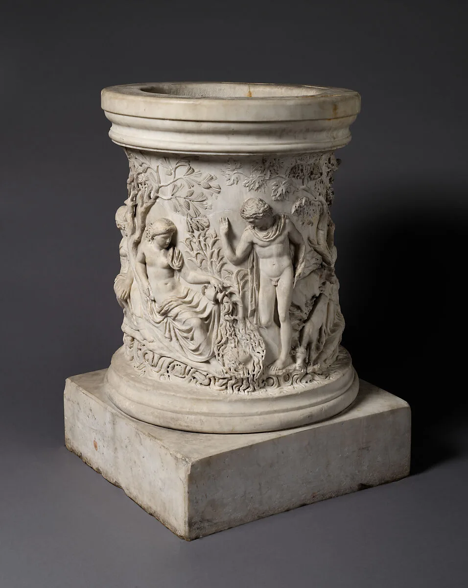 Puteal (wellhead) with Narcissus and Echo, and Hylas and the Nymphs — Unknown