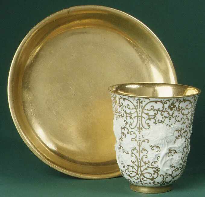 Beaker and saucer — Imperial Porcelain Manufactory, St. Petersburg