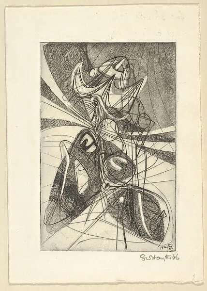 Greeting Card for 1946–47 — Stanley William Hayter
