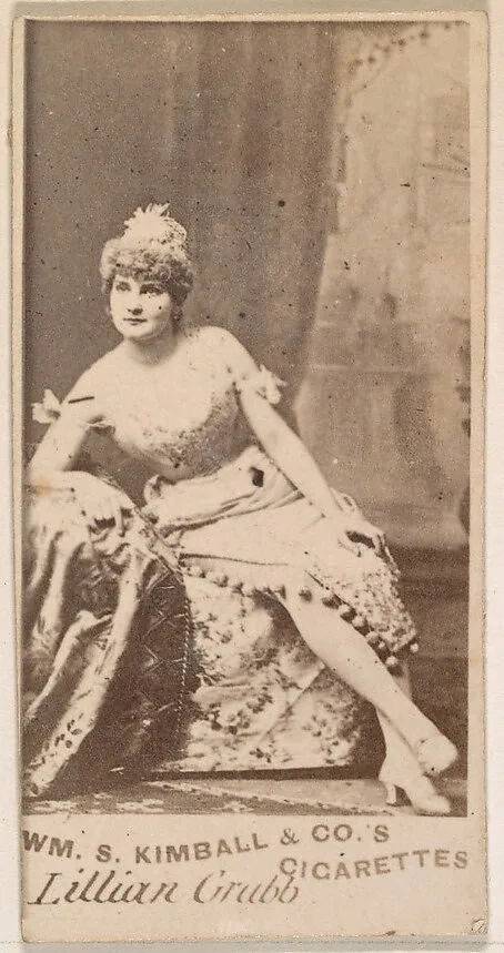 Lillian Grubb, from the Actresses series (N203) issued by Wm. S. Kimball & Co. — William S. Kimball & Company