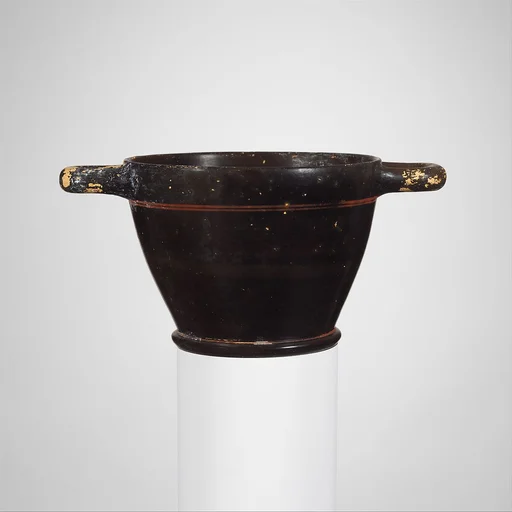 Terracotta skyphos (deep drinking cup)