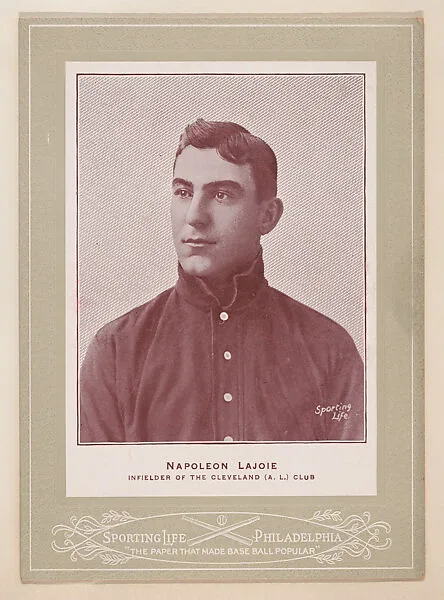 Napoleon Lajoie from Sporting Life Cabinets (W600) — Sporting Life