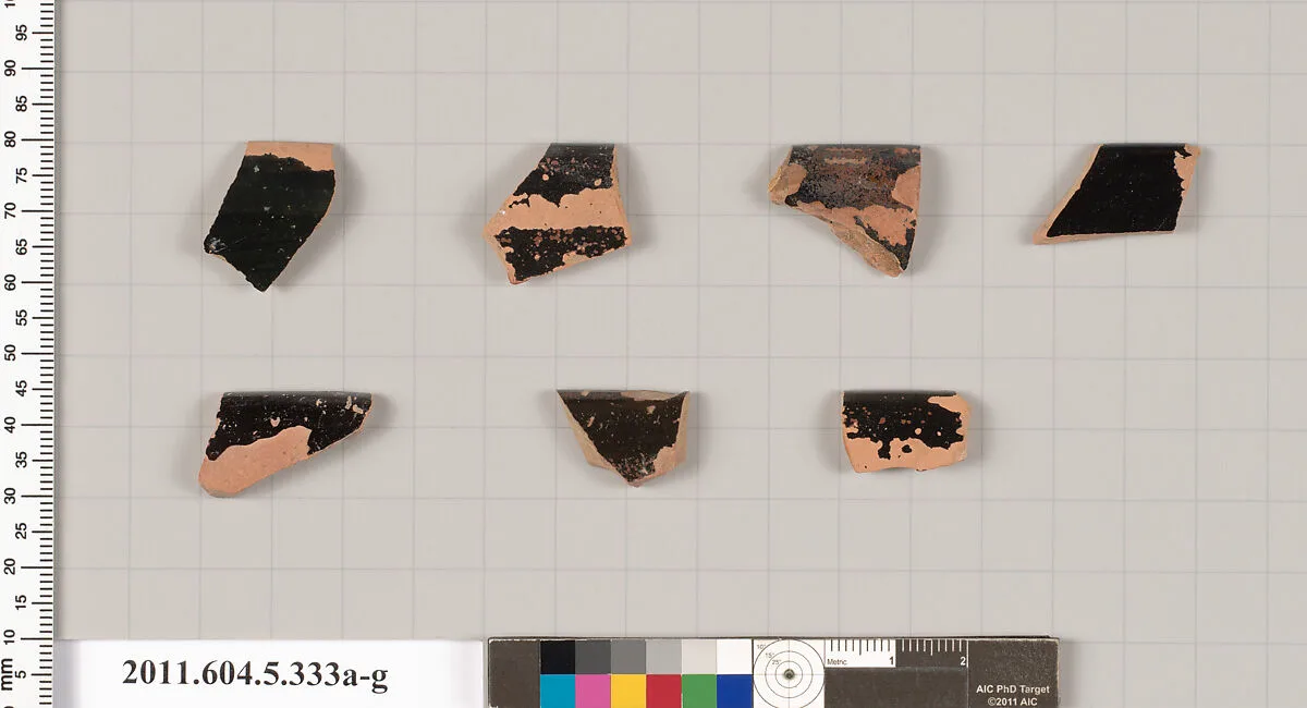 Terracotta rim fragments of kylikes (drinking cups) — Unknown