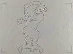 Template for Puppet Drawing — William Kentridge