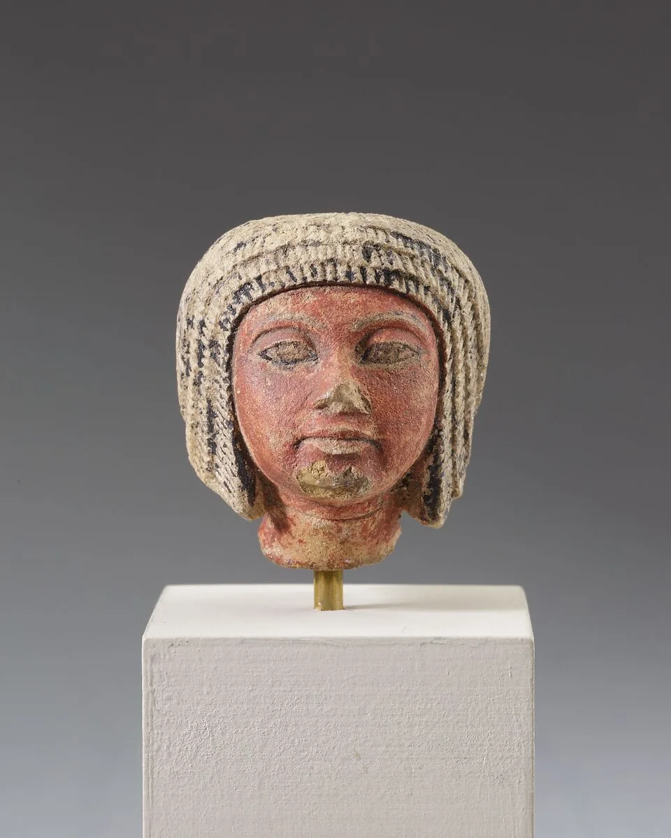 Head from a statuette — Unknown