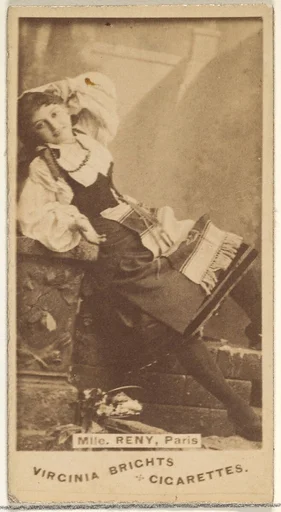 Mlle. Reny, Paris, from the Actors and Actresses series (N45, Type 1) for Virginia Brights Cigarettes