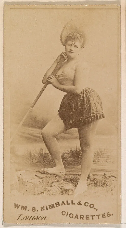Miss Louison, from the Actresses series (N203) issued by Wm. S. Kimball & Co. — William S. Kimball & Company