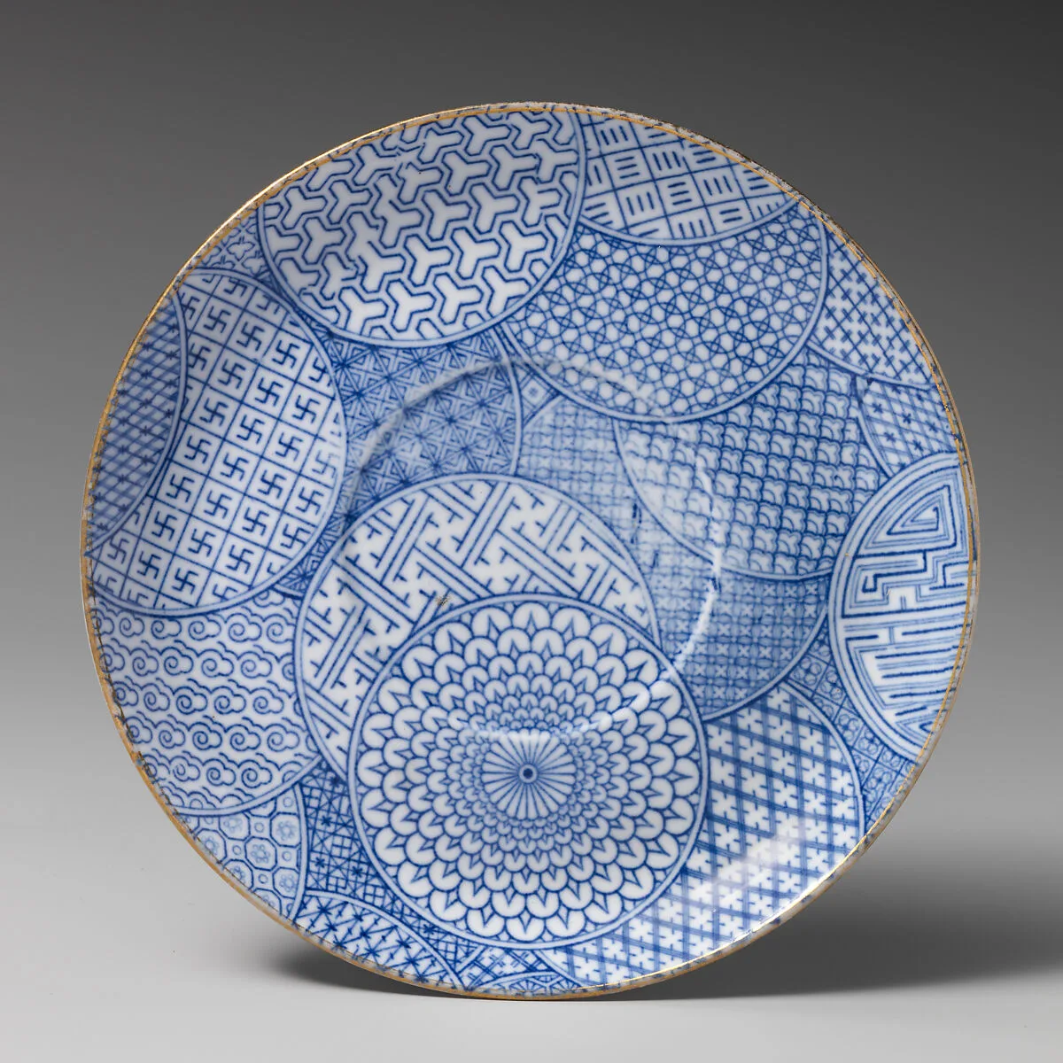 Saucer — Worcester factory