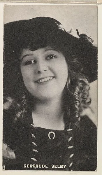 Gertrude Selby, from the Black and White Movie Stars series (D1), issued by the E. H. Koester Baking Company — E. H. Koester Baking Company, Baltimore