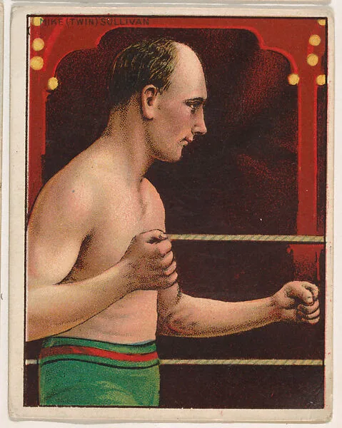 Mike (Twin) Sullivan, from the Champion Pugilists series (T219), issued by Mecca and Hassan Cigarettes — Mecca Cigarettes|Hassan Cigarettes