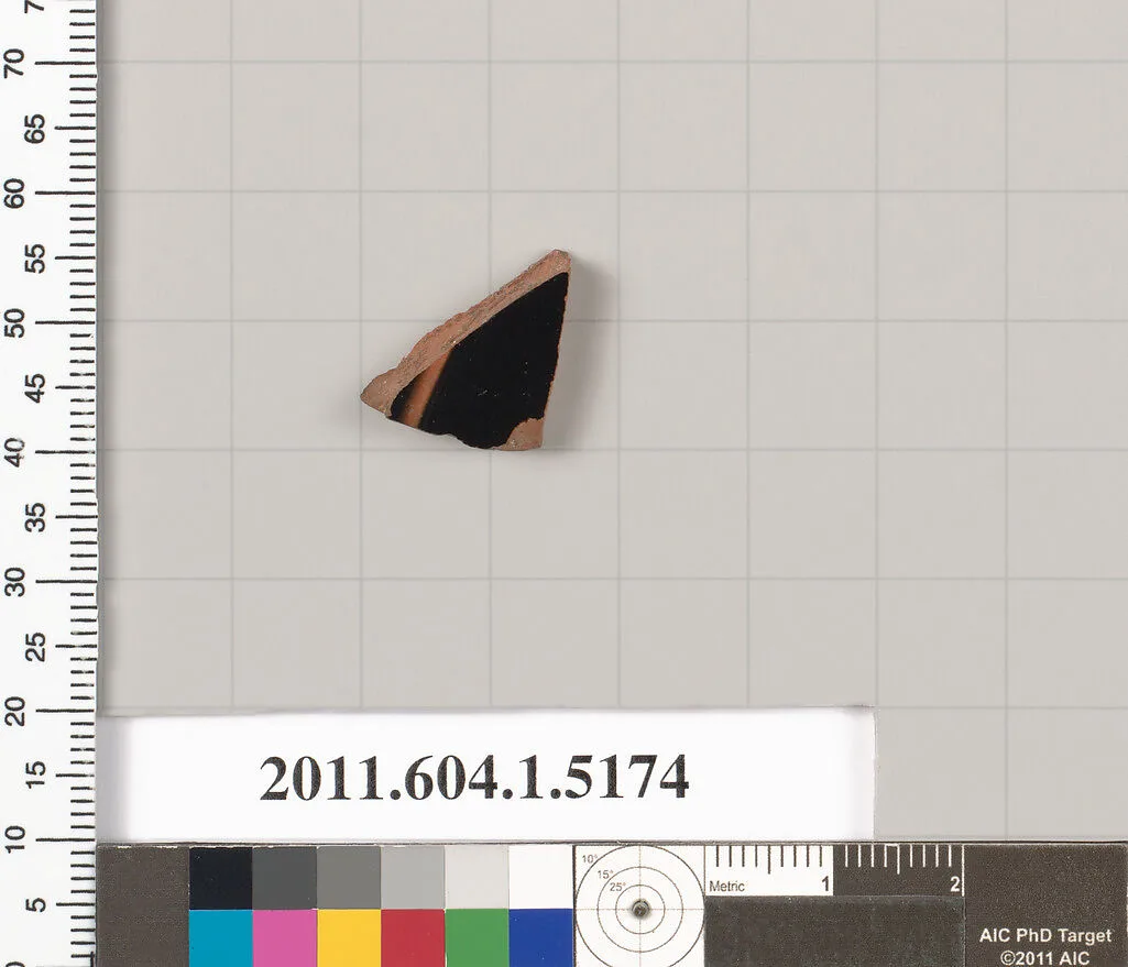 Terracotta fragment of a kylix (drinking cup) — Unknown