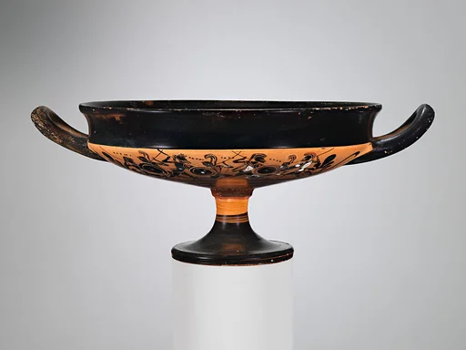 Terracotta kylix (drinking cup)
