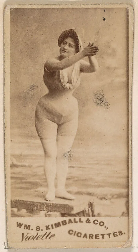 Miss Violette, from the Actresses series (N203) issued by Wm. S. Kimball & Co. — William S. Kimball & Company