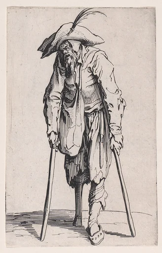 Le Mendiant a la Jambe de Bois (The Beggar with a Wooden Leg), from Les Gueux suite appelée aussi Les Mendiants, Les Baroni, ou Les Barons (The Beggars, also called the Barons)