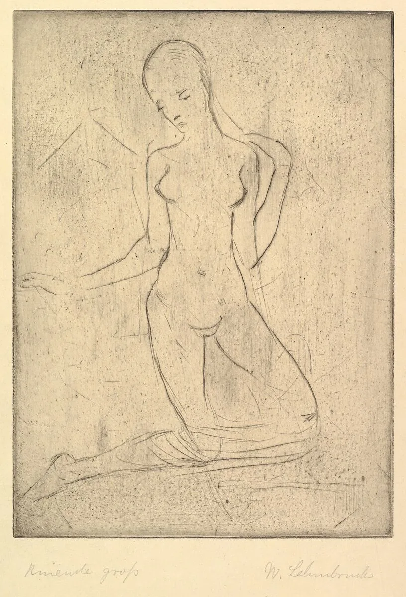 Kneeling One (Kneide, groß) — Wilhelm Lehmbruck
