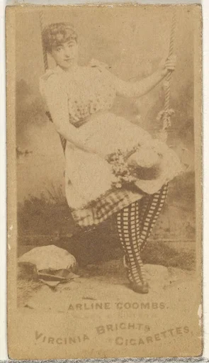 Arline Coombs, from the Actors and Actresses series (N45, Type 1) for Virginia Brights Cigarettes