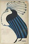 Caricature: Peacock — Ludwig Heinrich Jungnickel|Wiener Werkstätte