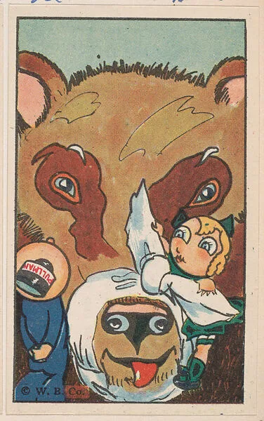 Stung!, bakery card from the Pullman Kids in Wonderland series (D69), issued by the Weber Baking Company — Weber Baking Company