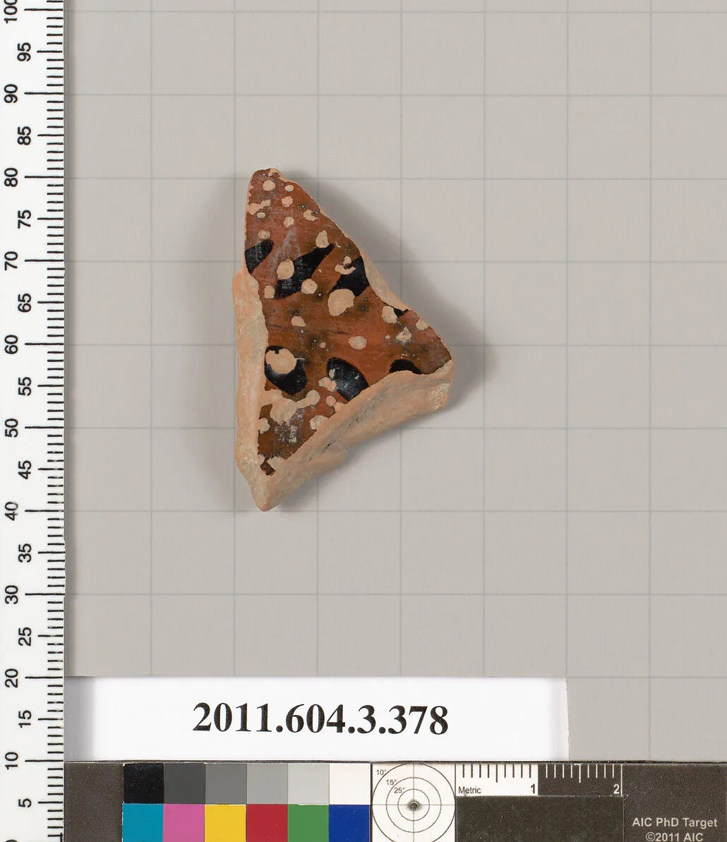Terracotta fragment of a neck-amphora (jar) — Unknown