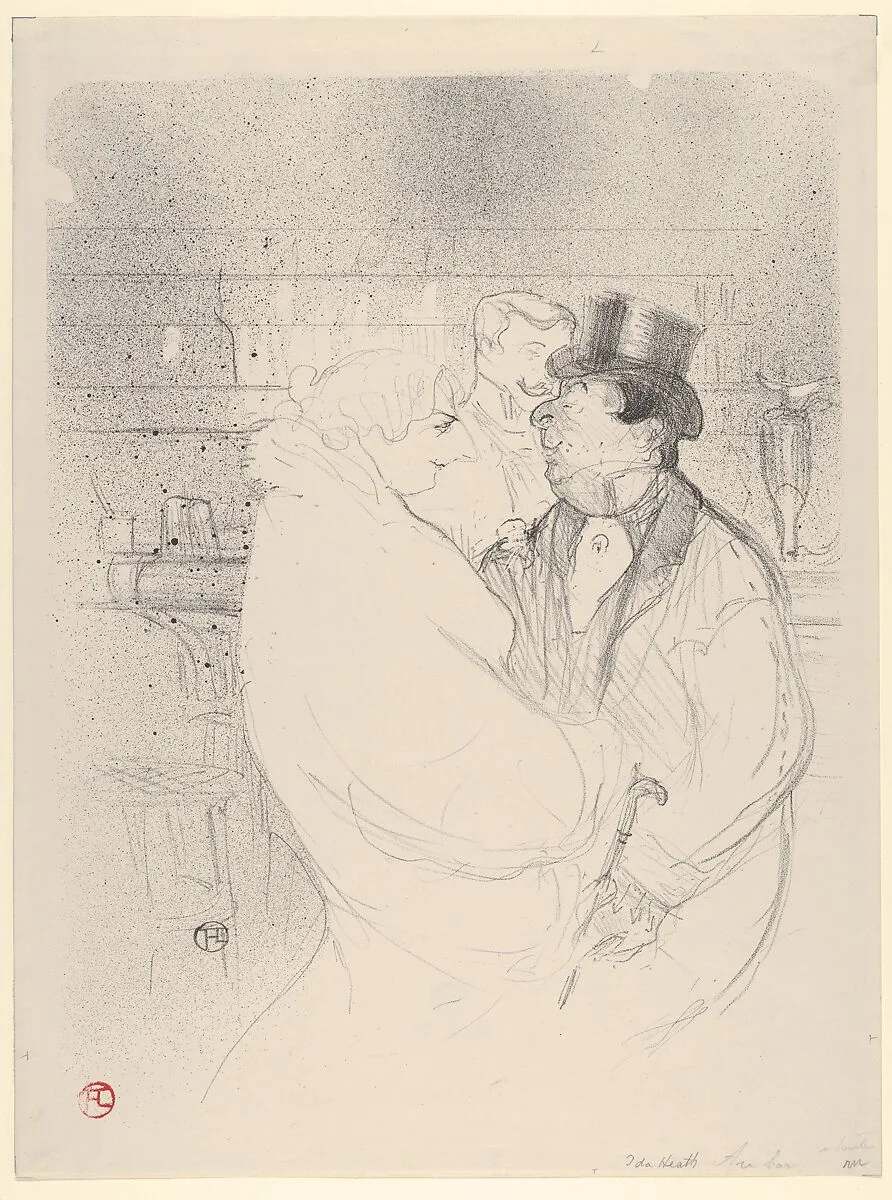 Ida Heath at the Bar — Henri de Toulouse-Lautrec