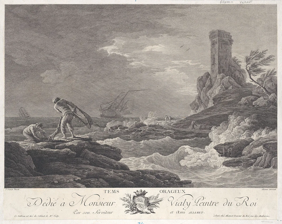 Stormy Weather — Jacques Aliamet|Joseph Vernet