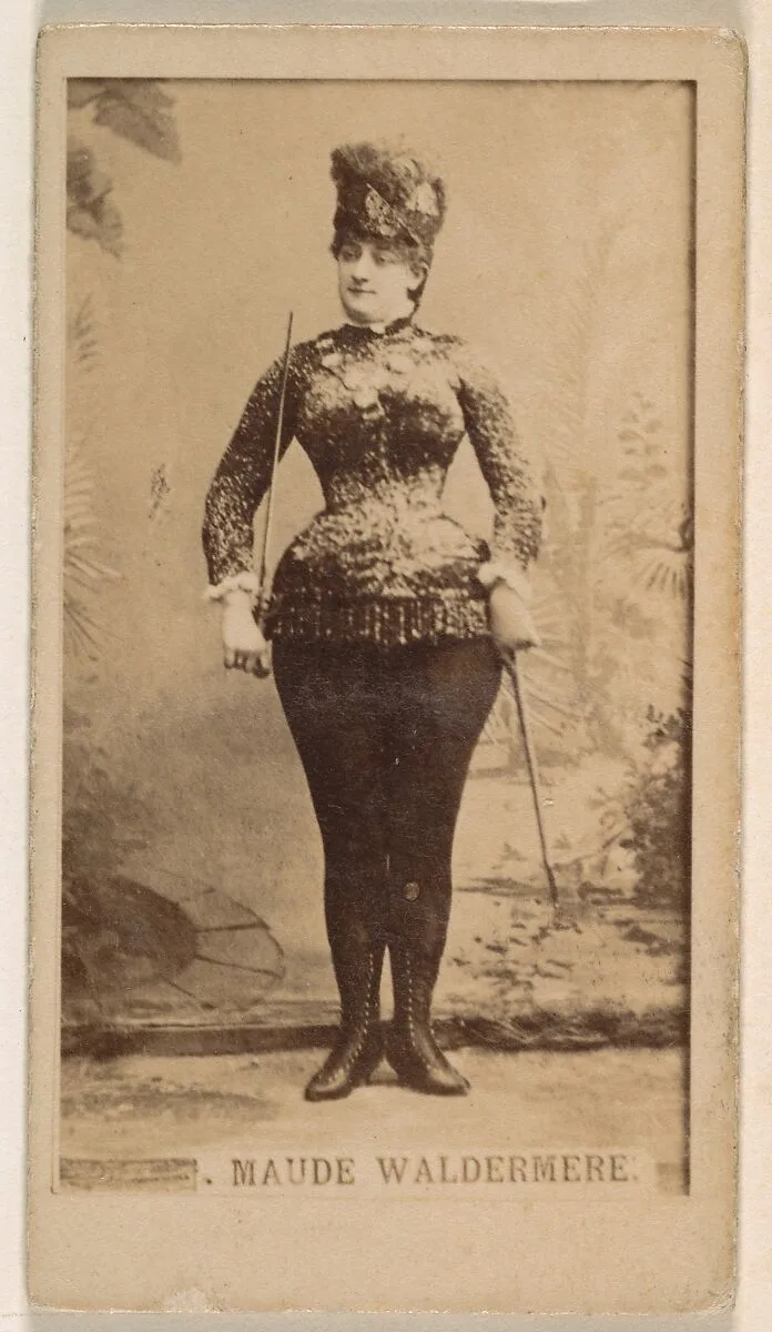 Maude Waldermere, from the Actresses series (N245) issued by Kinney Brothers to promote Sweet Caporal Cigarettes — Kinney Brothers Tobacco Company