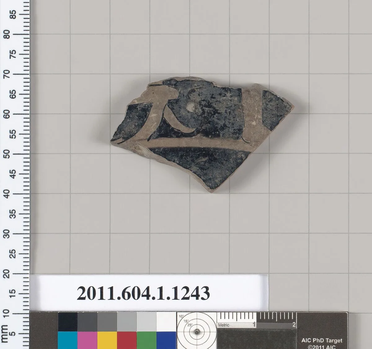 Terracotta fragment of a kylix (drinking cup) — Unknown