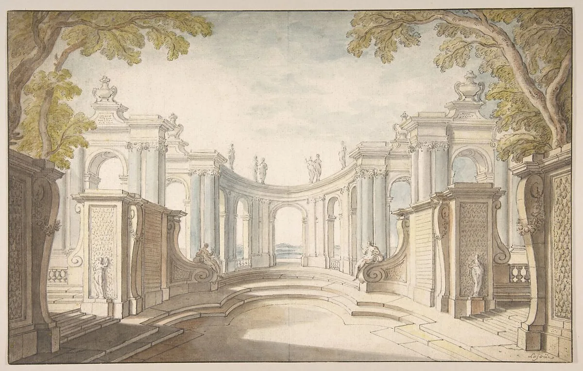 Study for a Stage Set — Jacques de Lajoüe
