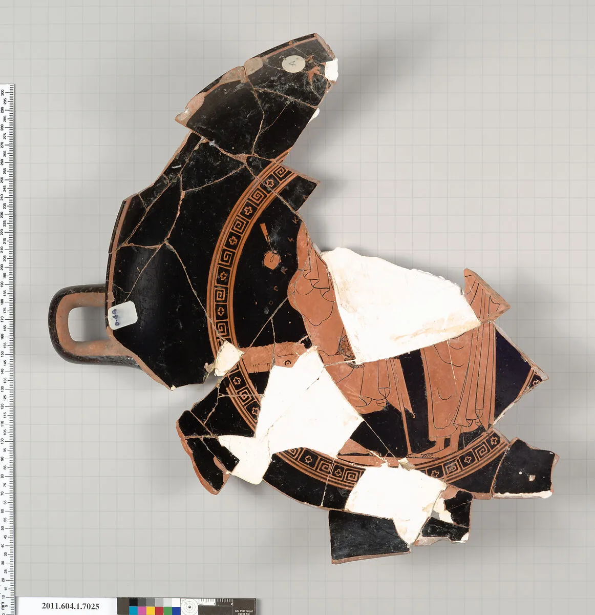 Terracotta fragment of a kylix (drinking cup) — Unknown