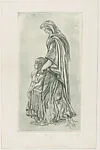 Saint Anne and the Virgin standing in profile — Federico Cantù