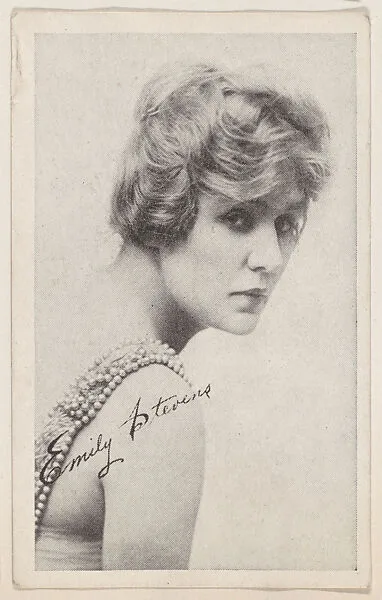Emily Stevens from Kromo Gravure "Leading Moving Picture Stars" (W623) — Kromo Gravure Photo Company, Detroit, Michigan