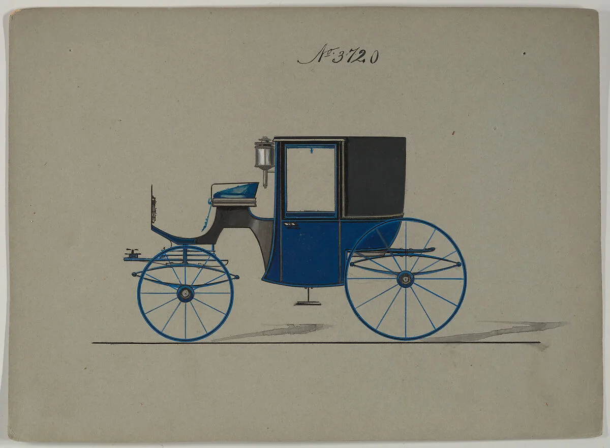 Design for Brougham, no. 3720 — Brewster & Co.